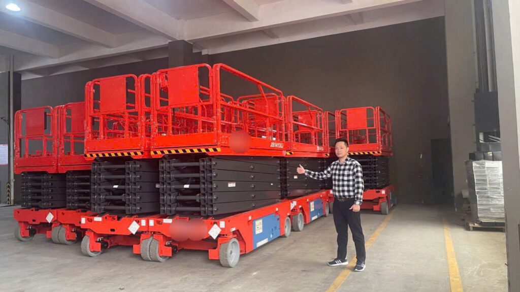 Xe nâng người cắt kéo 12m Jialift JS1212